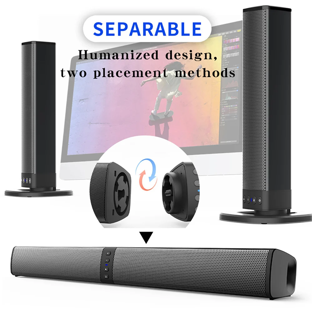 Home Cinema Speaker System - Barre de son TV sans fil