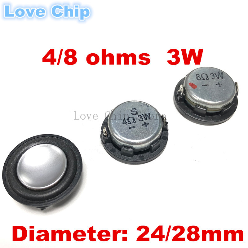 Home Cinema Complet - 4 Ohms 8 Ohm 2/3W 24mm