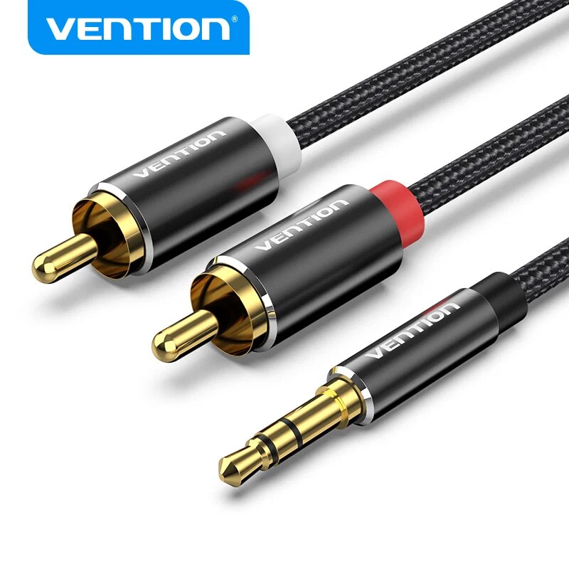 Home Cinema App - Vention câble RCA 3.5mm à 2RCA