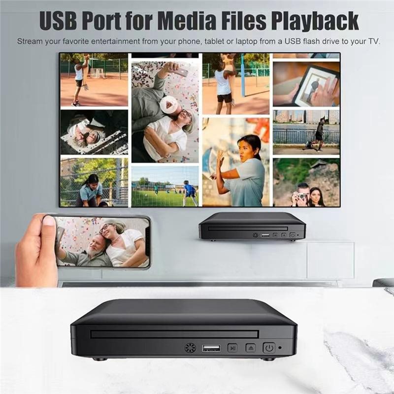 Home Cinema Avec Lecteur Dvd - 【VALUE MONEY】-Mini lecteur DVD Home Cinéma