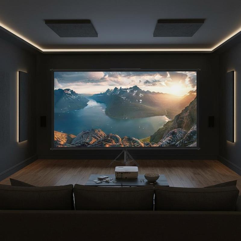 Home Cinema Gaming - Écran de projection portable 110 pouces