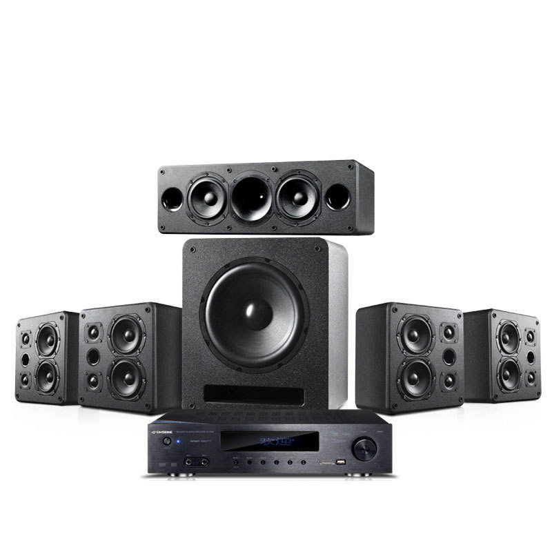 Home Cinema Speaker System - Nouveau H5 Home cinéma Kit Audio
