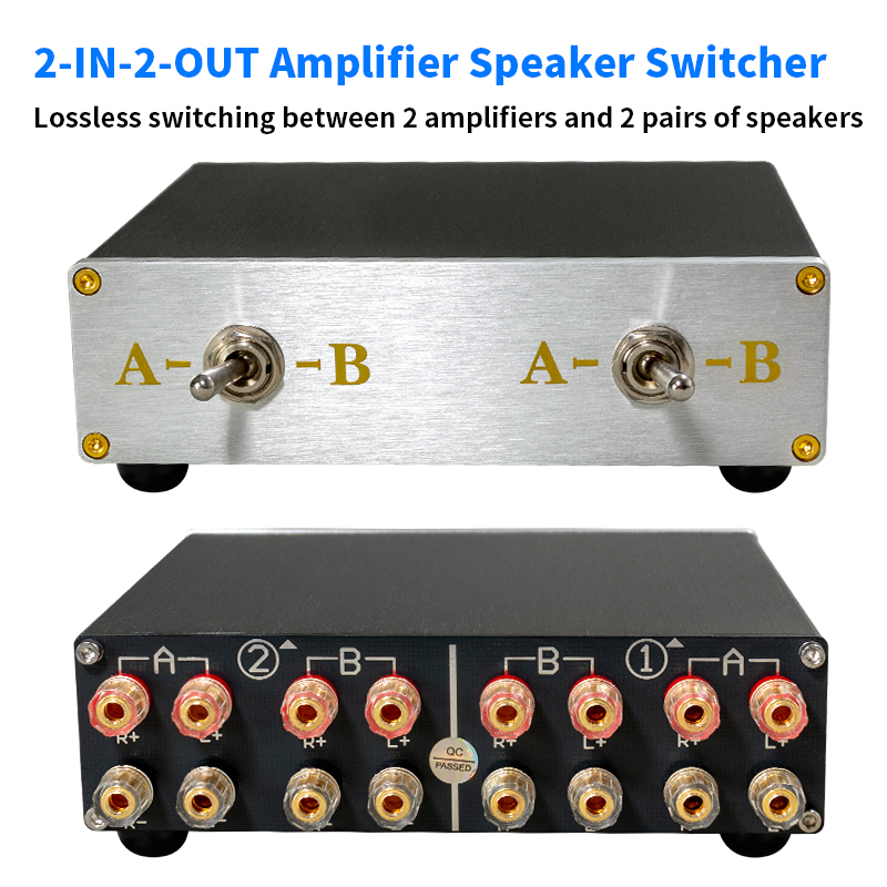 Home Cinema Speaker System - Commutateur de Haut-Parleurs, Boîtier de Commutation