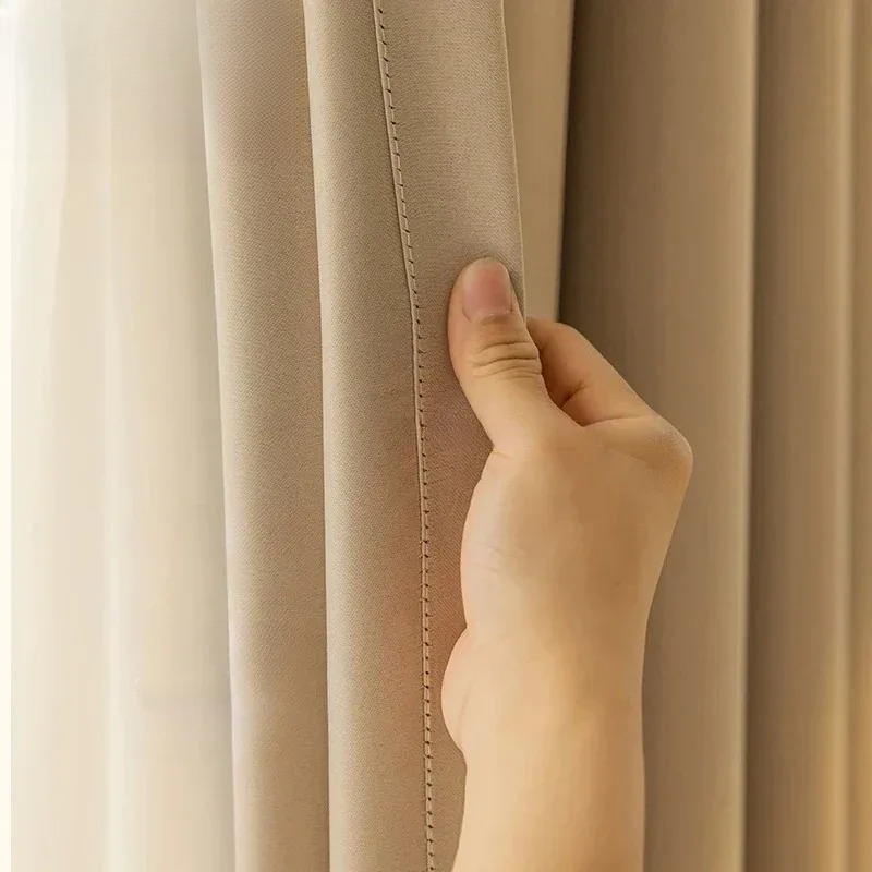 Blackout Curtain Thick - Rideau de fenêtre d'isolation thermique de