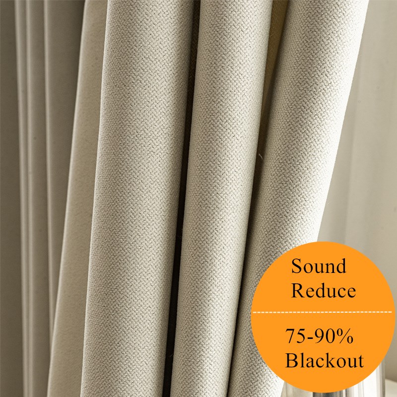 Blackout Curtain Thick - Rideaux occultants pour fenêtre de salon,