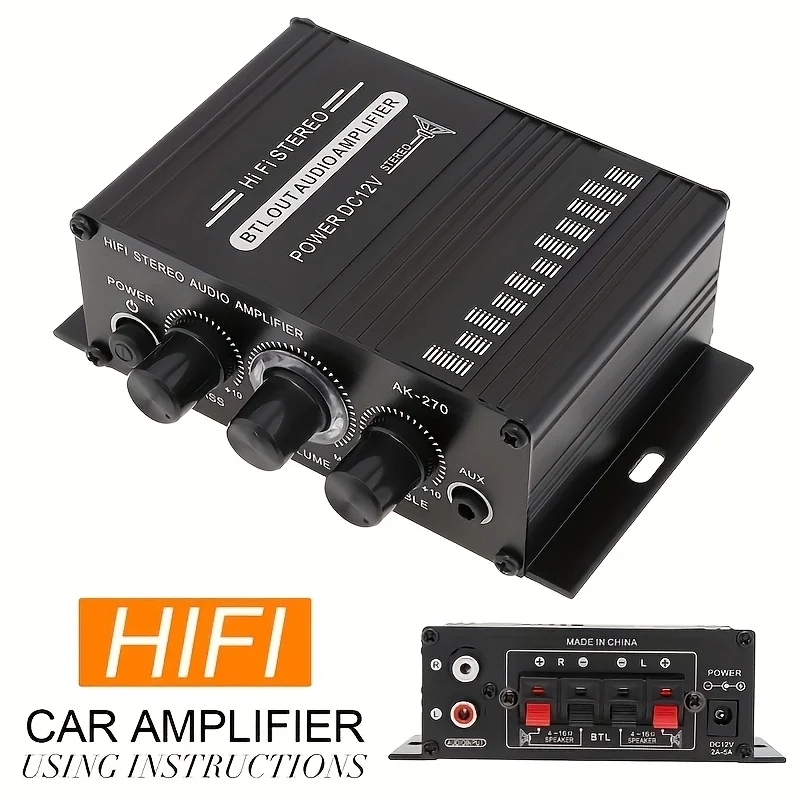 Home Cinema Speaker System - Mini amplificateur de puissance AK-270 400W