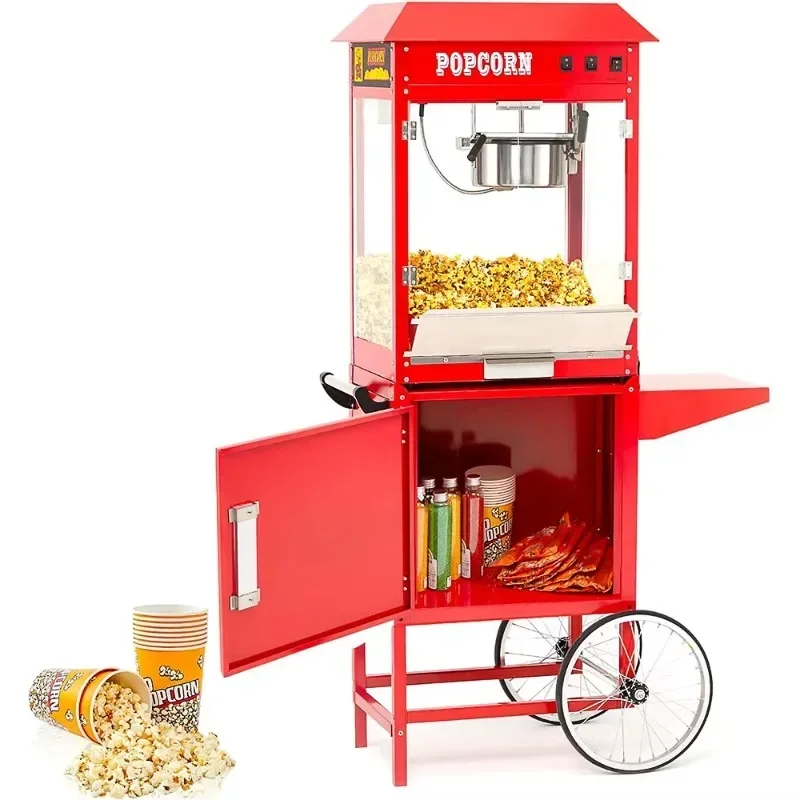 Popcorn Machine Home - Machine à popcorn mobile en acier