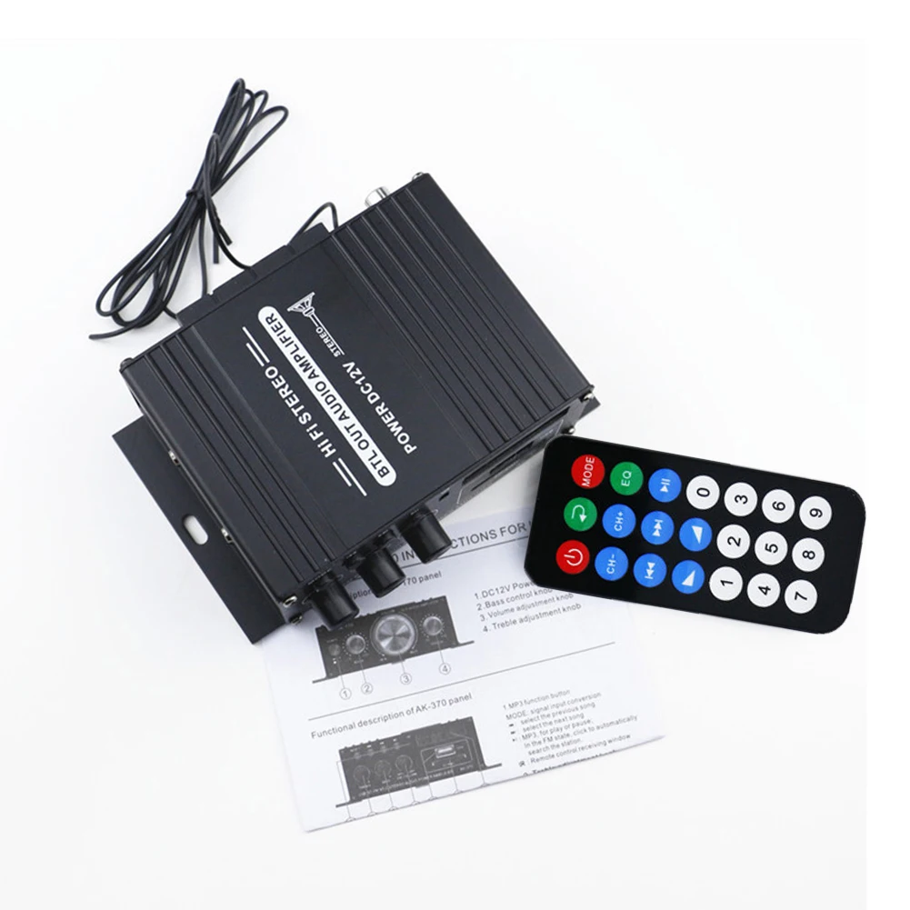 Amplificateur Bluetooth AK-370 - Home Cinema App avis et prix