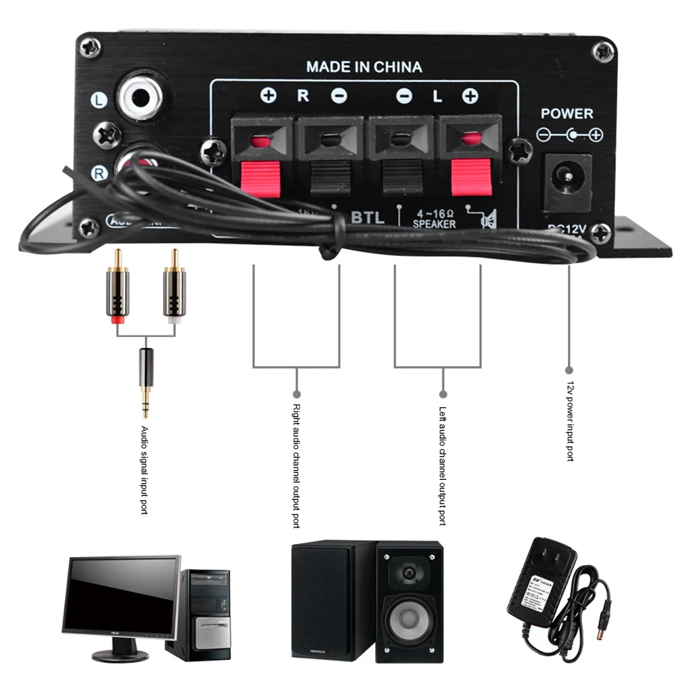 Amplificateur Bluetooth AK-370 - Home Cinema App avis et prix