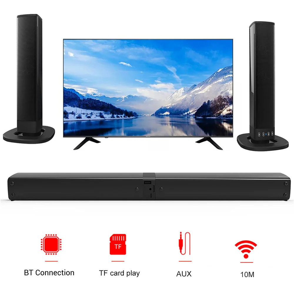 Barre de son TV sans fil Bluet - Home Cinema Speaker System avis et prix