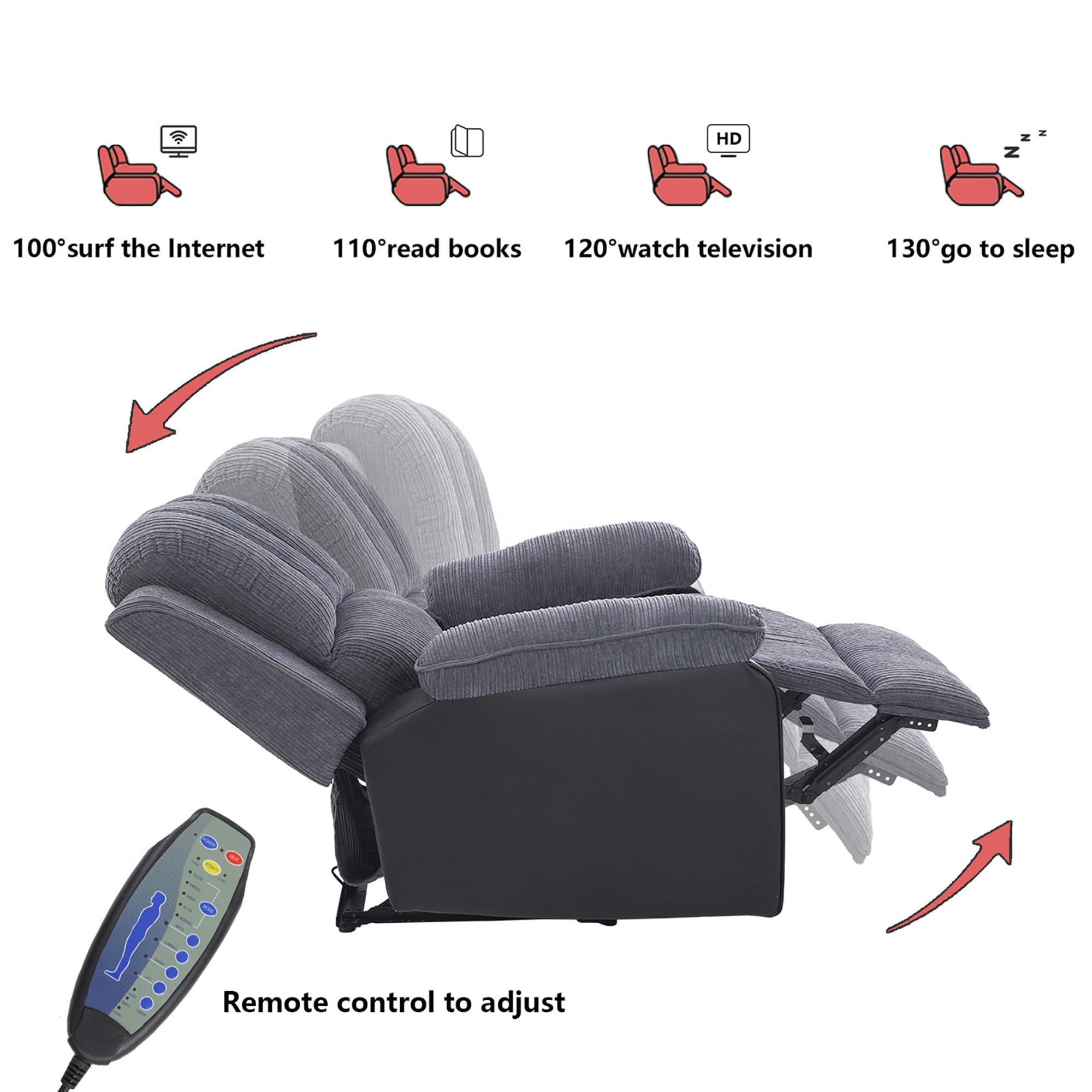 Chaise inclinable de luxe mode - Home Cinema Recliner Chairs avis et prix