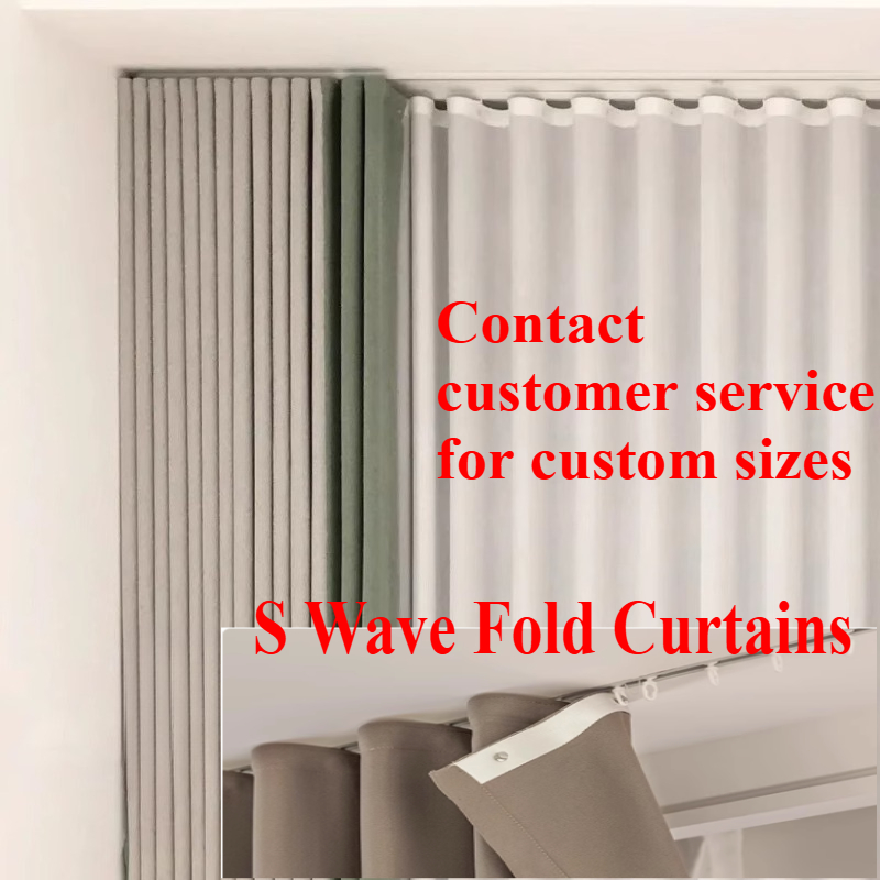 Rideaux plissés en S sur mesur - Blackout Curtain Thick avis et prix