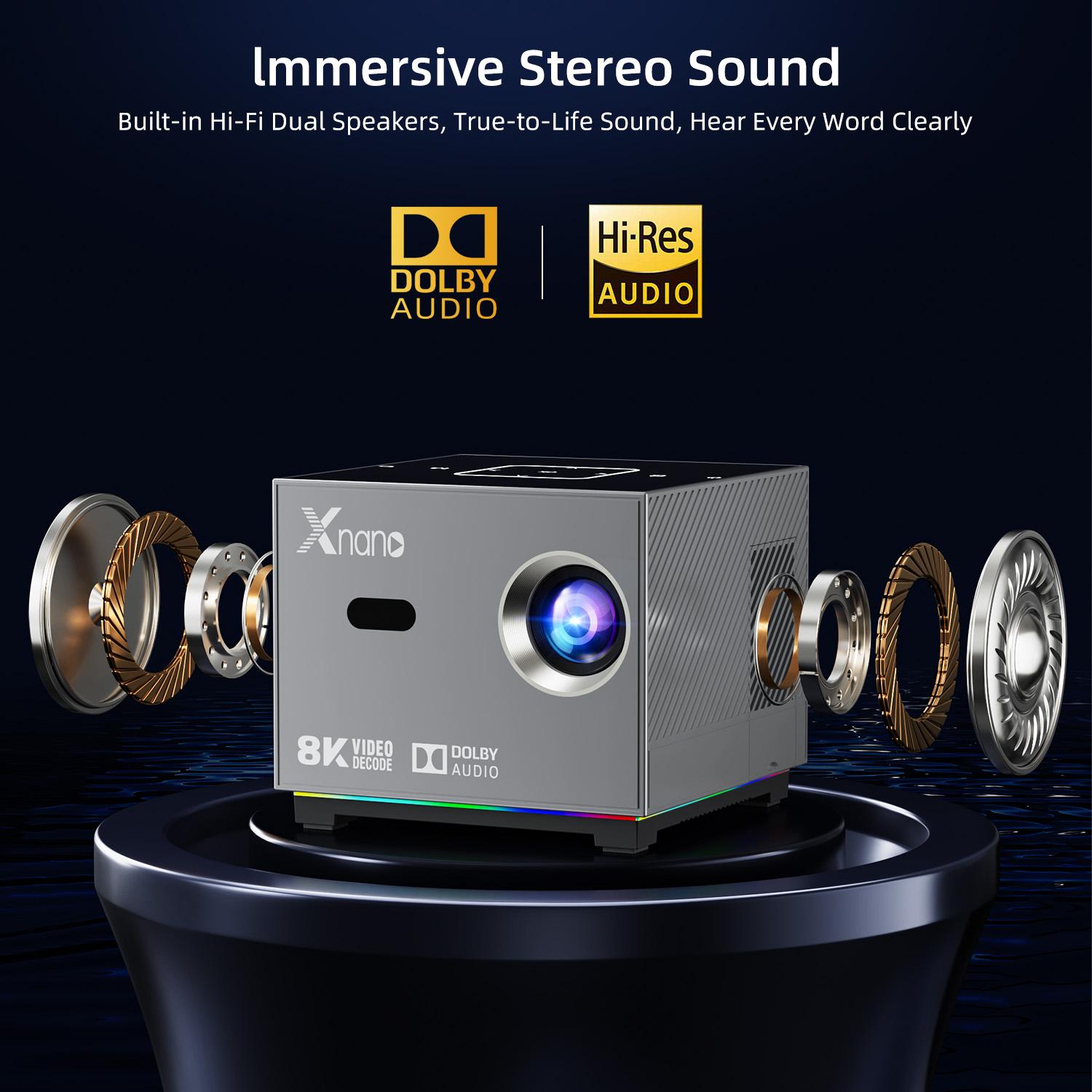 Xnano Portable Smart Projector - Home Cinema Rack avis et prix