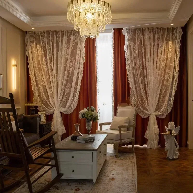 Rideaux de luxe en dentelle de - Blackout Curtain Thick avis et prix