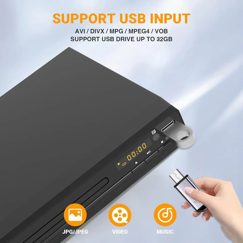 Lecteur DVD domestique 1080P p - Home Cinema Avec Lecteur Dvd avis et prix