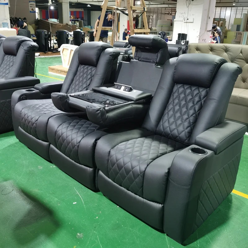 Canapé de cinéma VIP en cuir v - Home Cinema Recliner Chairs avis et prix