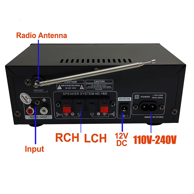AK45 HiFi amplificateur Audio  - Home Cinema Sound System avis et prix