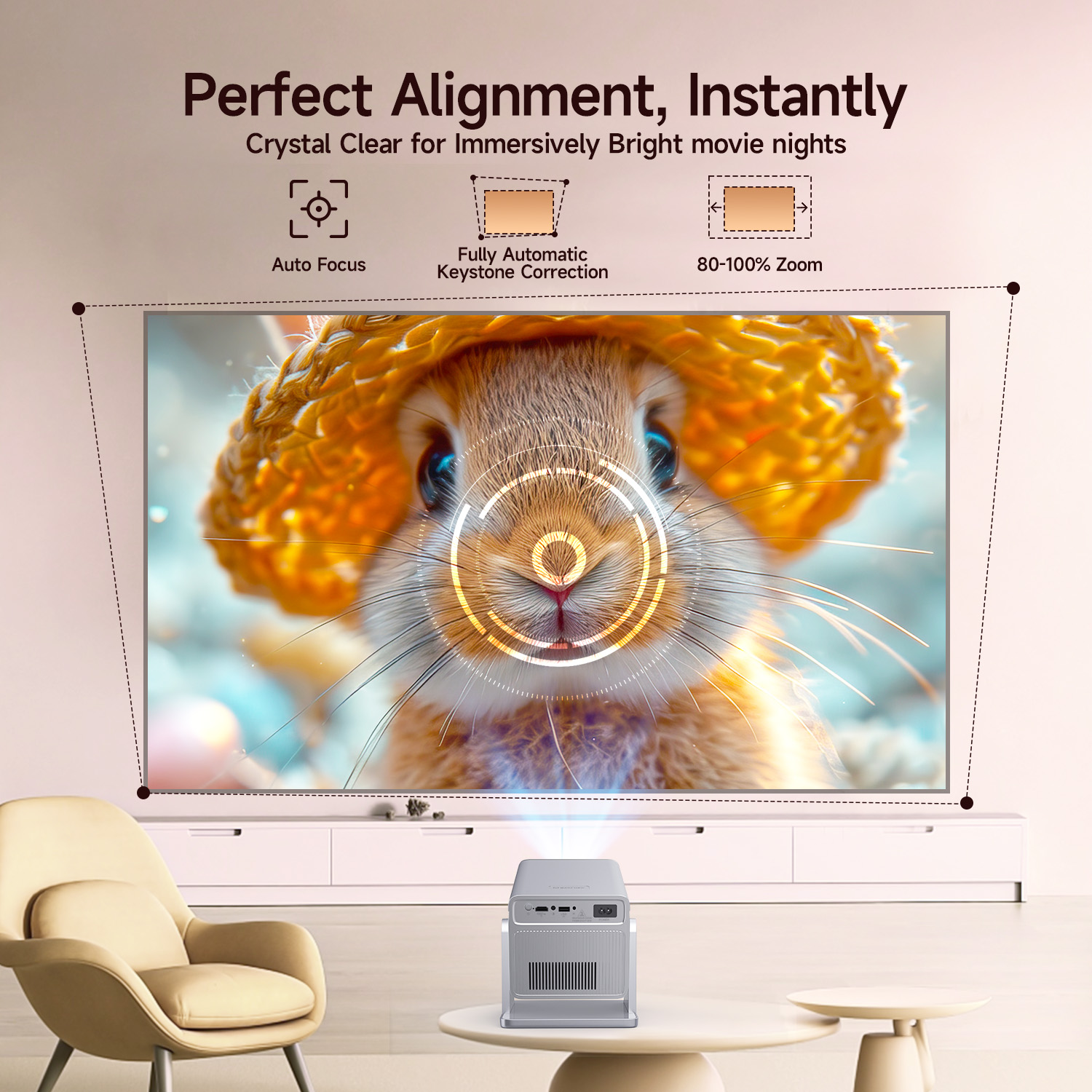 Projecteur Magcubic 8K HD 1080 - Home Cinema Rack avis et prix