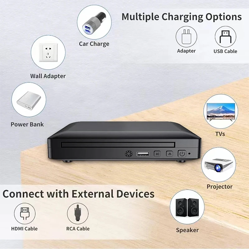 Lecteur DVD HD 1080p avec câbl - Home Cinema Avec Lecteur Dvd avis et prix