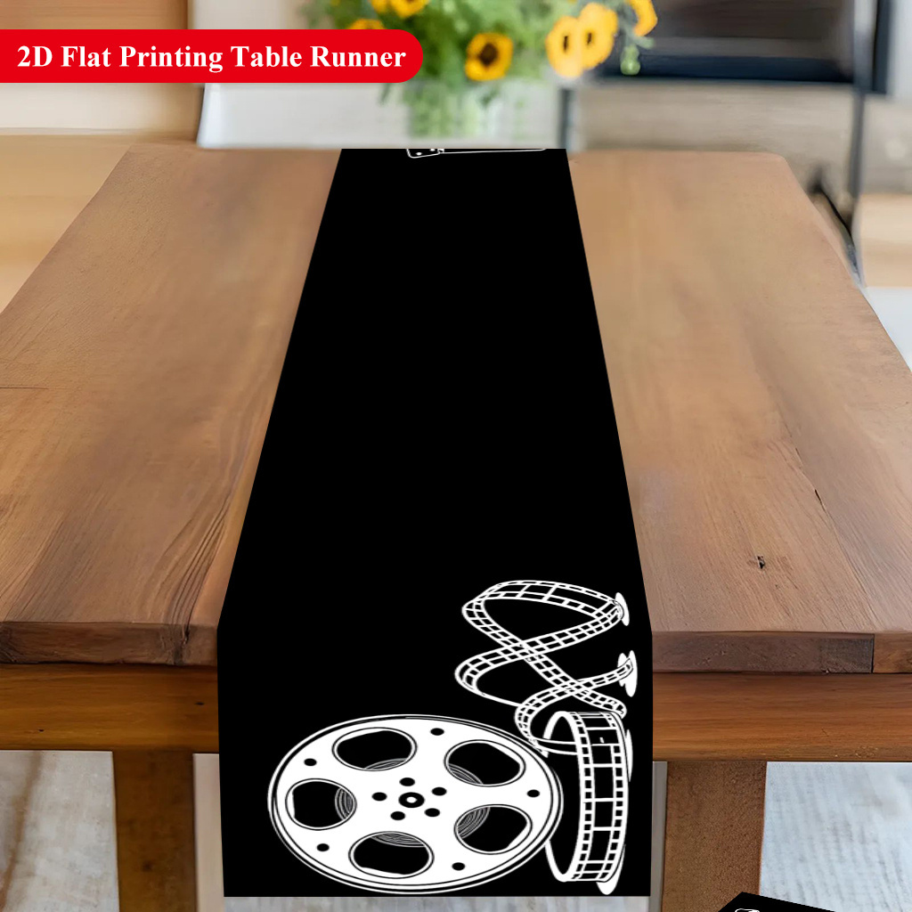 Nappe de table imprimée motif  - Home Cinema Restaurant avis et prix