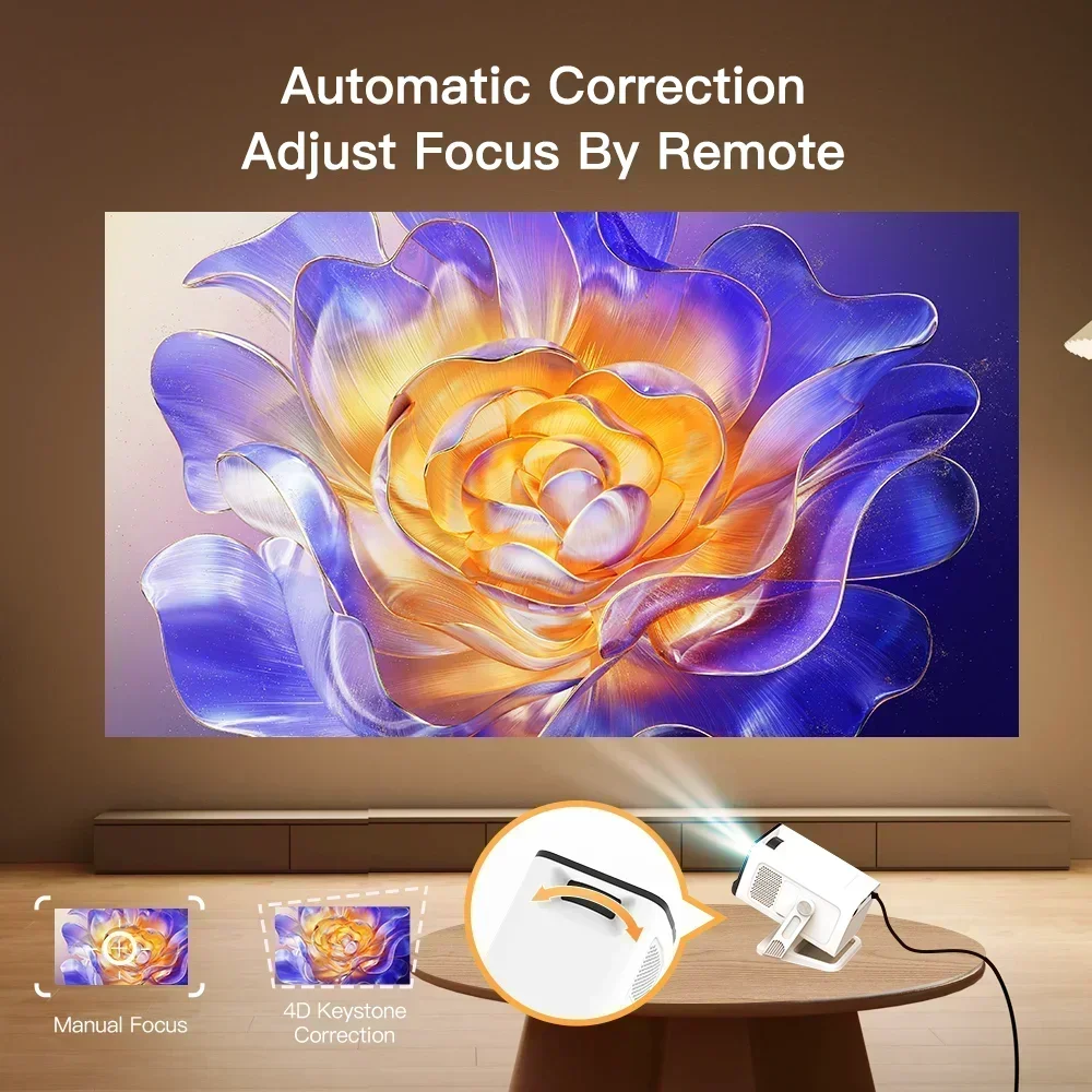 Mini projecteur Wifi6 et BT5.4 - Home Cinema App avis et prix