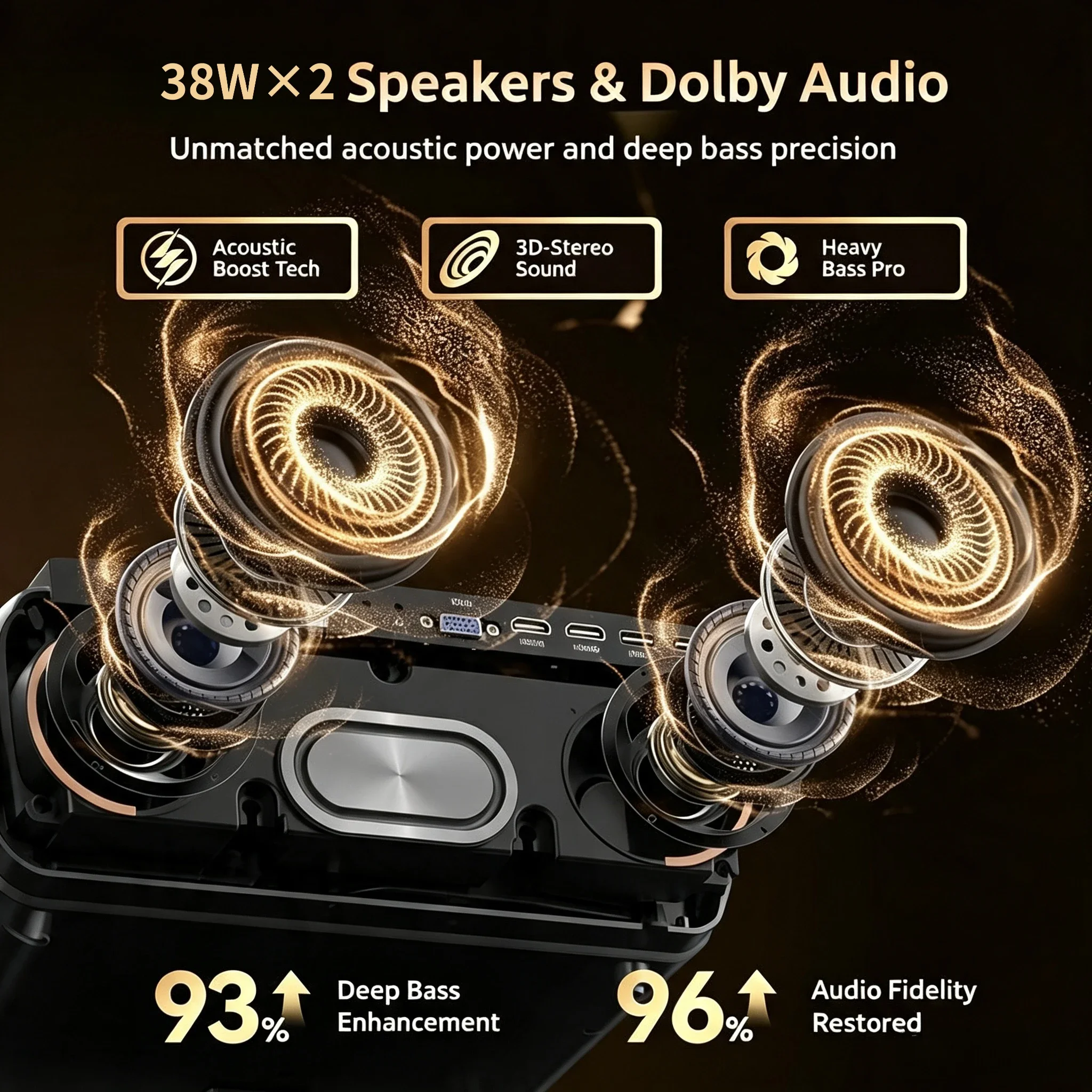 Nouveau projecteur E9 4KUHD in - Home Cinema Karaoke Projector avis et prix