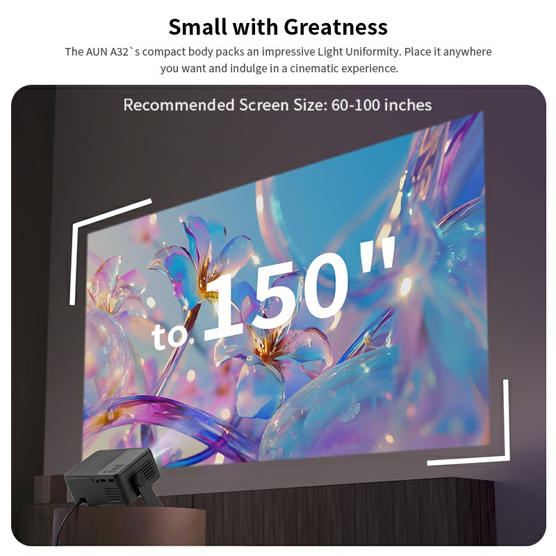 AUN A32 Pro Android 13 project - Home Cinema App avis et prix