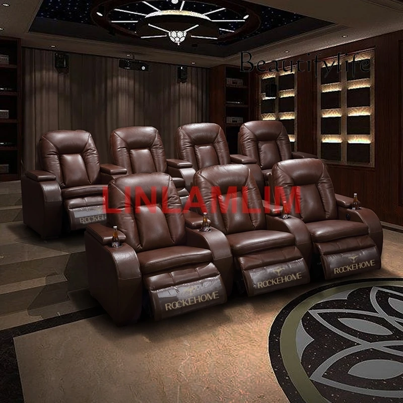 D MANBAS canapé inclinable éle - Home Cinema Recliner Chairs avis et prix