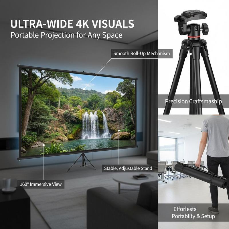 Écran de projection portable 1 - Home Cinema Gaming avis et prix