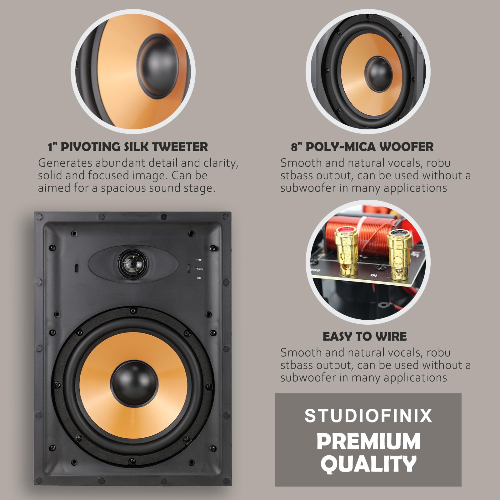 STUDIOFINIX Enceintes murales  - Home Cinema Rack avis et prix