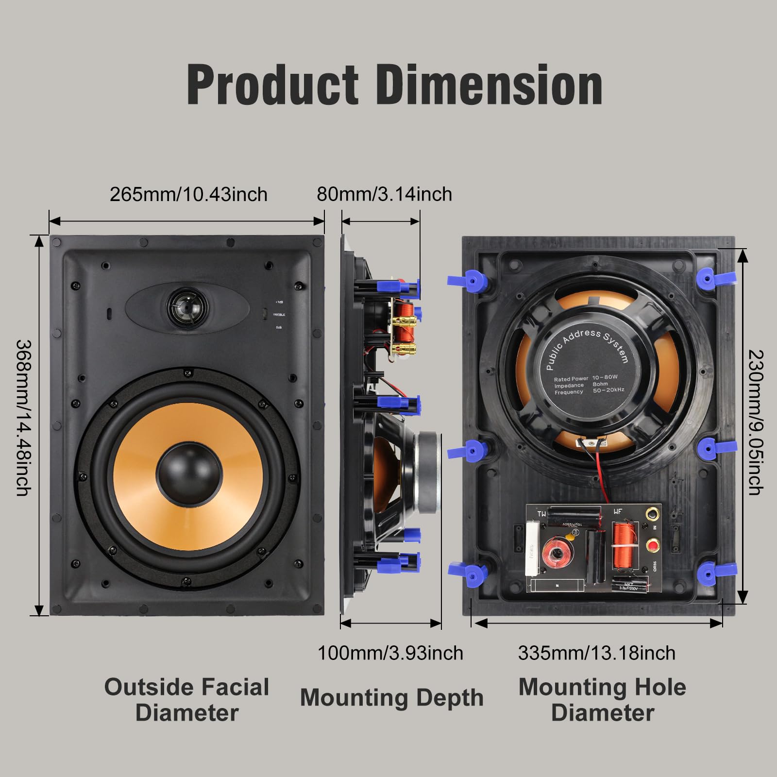 STUDIOFINIX Enceintes murales  - Home Cinema Rack avis et prix