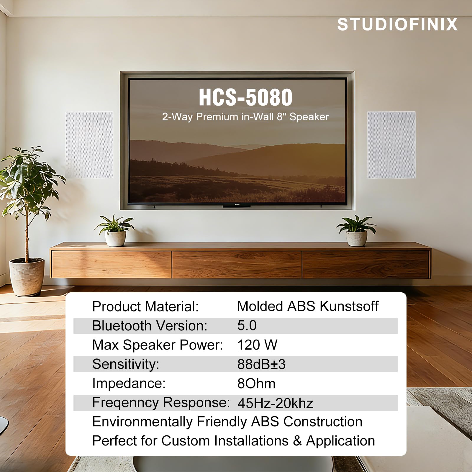 STUDIOFINIX Enceintes murales  - Home Cinema Rack avis et prix