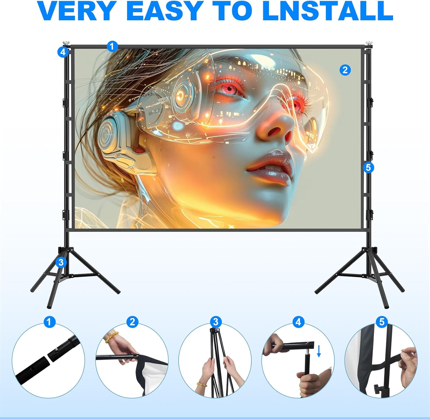 Écran de projection VEIDADZ av - Home Cinema Rack avis et prix