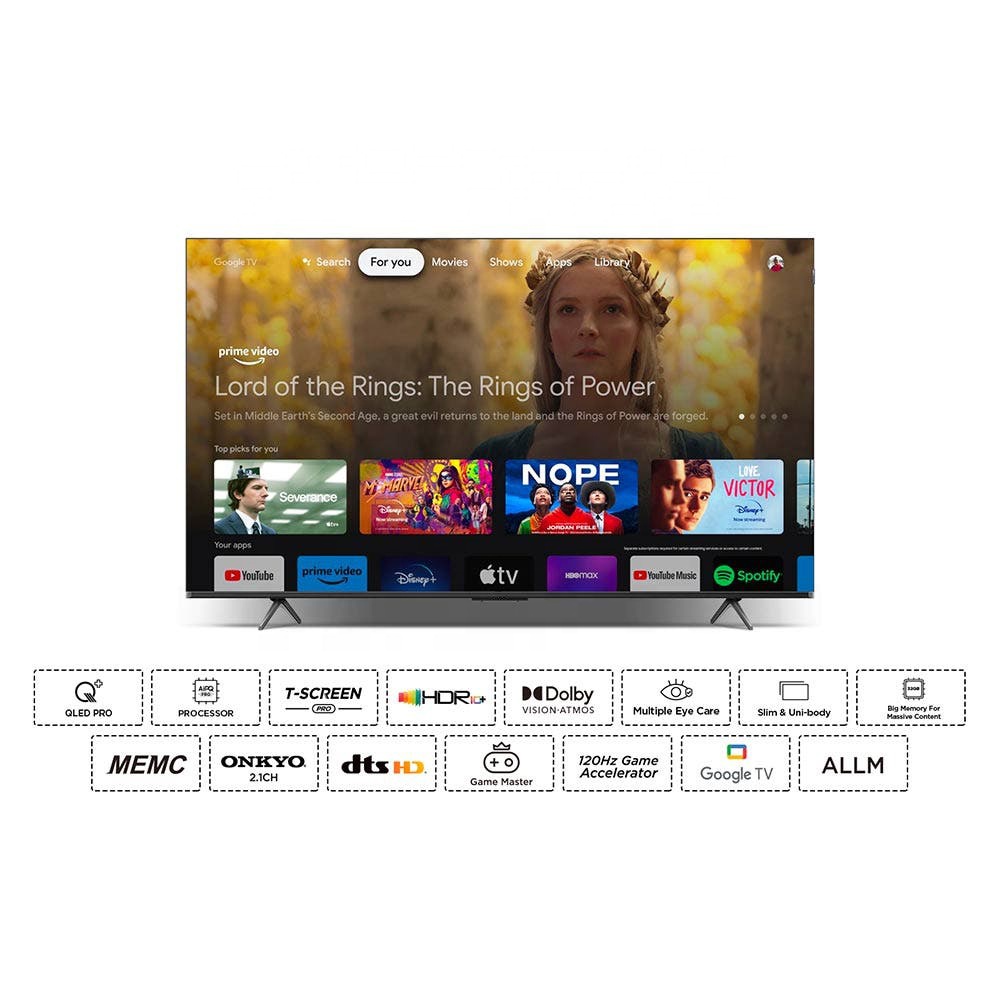Téléviseur de jeu 65 pouces 4K - Home Cinema Gaming avis et prix