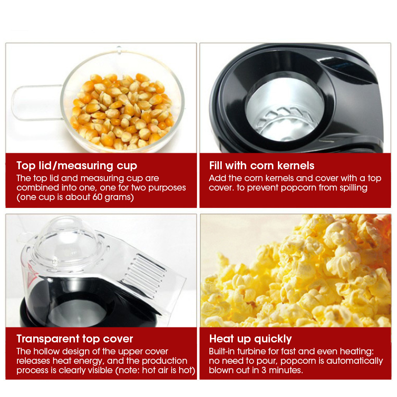 Mini machine à popcorn automat - Popcorn Machine Home avis et prix