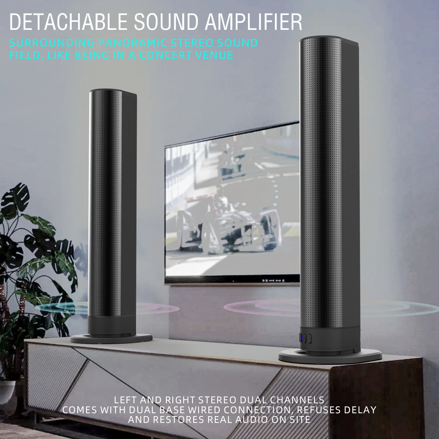 Barre de son FM TV haut-parleu - Home Cinema Speaker System avis et prix