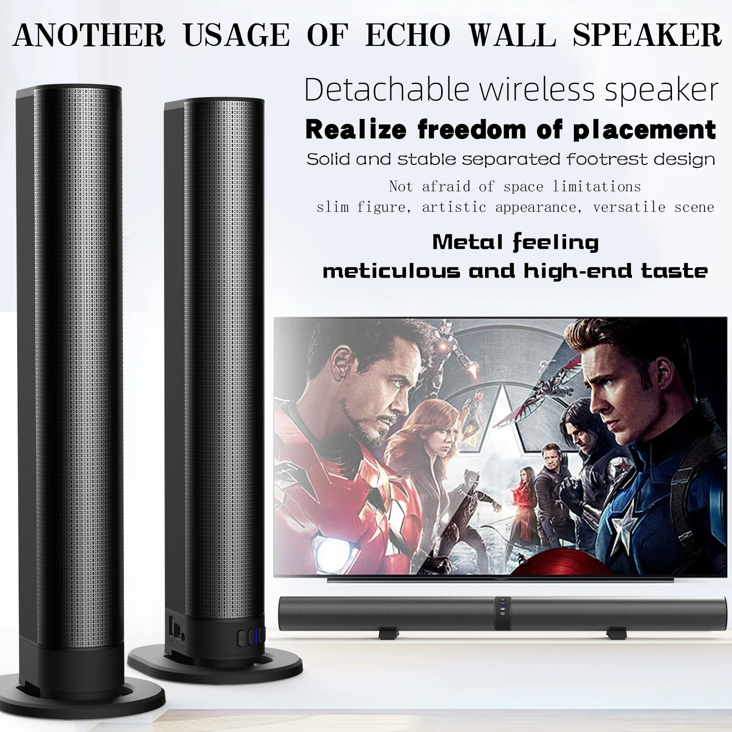 Barre de son FM TV haut-parleu - Home Cinema Speaker System avis et prix